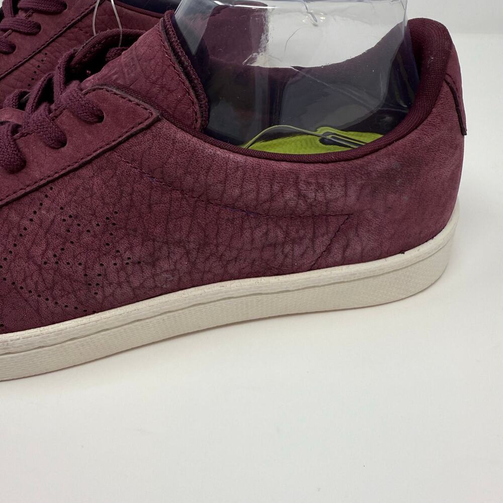 Converse With Lunaron Unisex 9 Maroon Pebbled Faux Suede Preppy Comfy 1S01252 - Picture 13 of 13